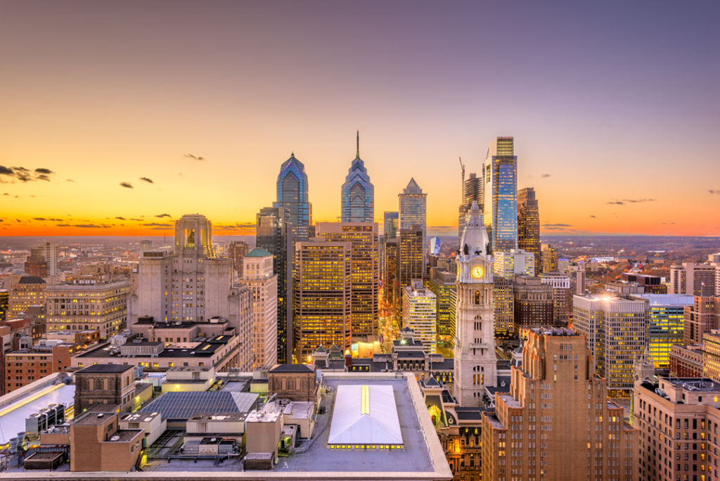 City of Philadelphia skyline