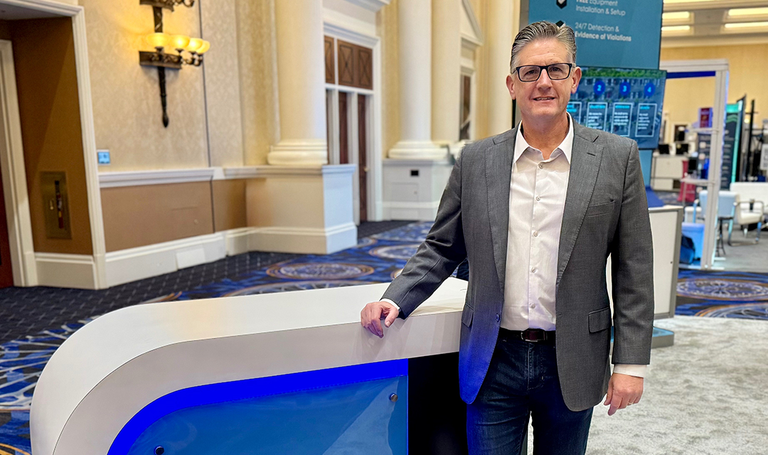 Fred Bredemeyer, Chairman of PAVE Mobility, at the PAVE booth at the 2026 NPA Convention & Expo in Las Vegas